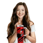 customized tampa bay buccaneers claw cut red black curved tumbler best selling.webp