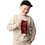 customized tampa bay buccaneers hexagon armor red curved tumbler best selling.webp