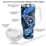 customized tennessee titans abstract paths navy curved tumbler best selling.webp