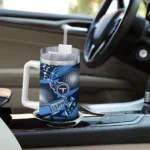 customized tennessee titans abstract paths navy curved tumbler best selling.webp