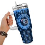 customized tennessee titans bullseye drips navy curved tumbler best selling.webp