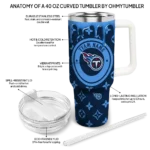 customized tennessee titans bullseye drips navy curved tumbler best selling.webp