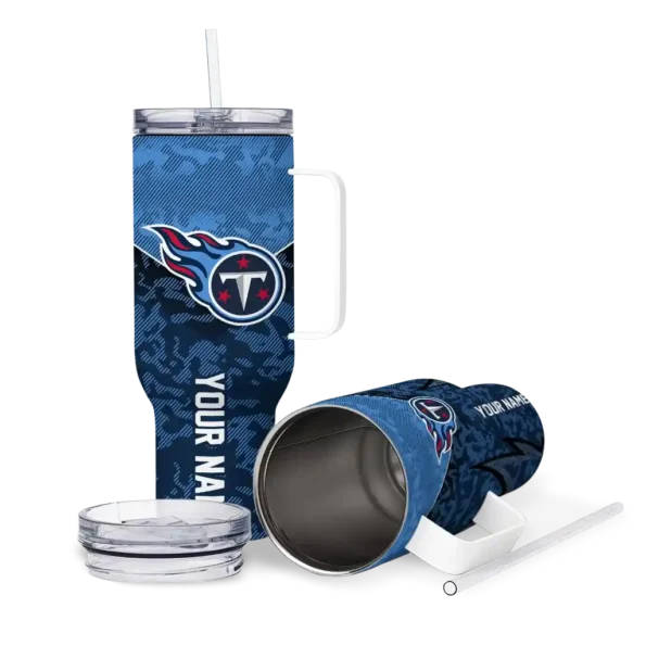 customized tennessee titans chevron stripe navy curved tumbler high quality.webp