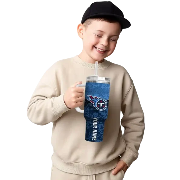 customized tennessee titans chevron stripe navy curved tumbler latest model.webp