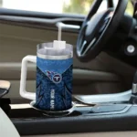 customized tennessee titans chevron stripe navy curved tumbler best selling.webp