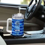 customized tennessee titans marbled stripes navy curved tumbler best selling.webp