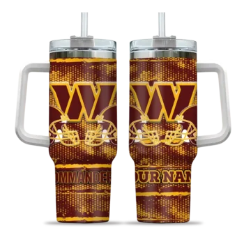 customized washington commanders honey streaks burgundy curved tumbler best selling.webp
