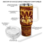 customized washington commanders honey streaks burgundy curved tumbler best selling.webp
