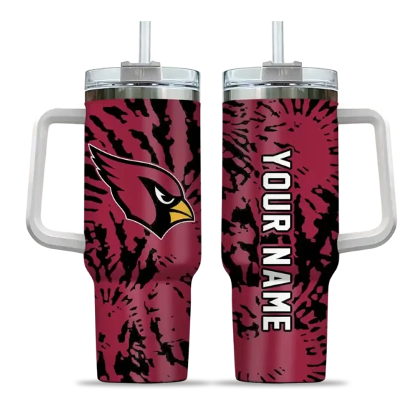 personalized arizona cardinals burst swirl red curved tumbler best selling.webp