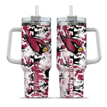 personalized arizona cardinals camo mashup red white curved tumbler best selling.webp