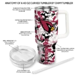 personalized arizona cardinals camo mashup red white curved tumbler best selling.webp