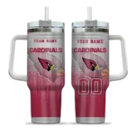personalized arizona cardinals gradient dots red curved tumbler best selling.webp