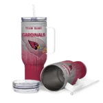 personalized arizona cardinals gradient dots red curved tumbler best selling.webp