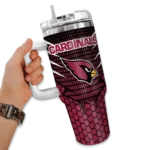 personalized arizona cardinals hex texture red curved tumbler best selling.webp