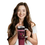 personalized arizona cardinals hex texture red curved tumbler best selling.webp