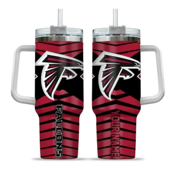 personalized atlanta falcons chevron layers red curved tumbler best selling.webp