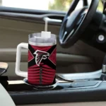 personalized atlanta falcons chevron layers red curved tumbler best selling.webp