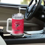 personalized atlanta falcons geometric prism red curved tumbler best selling.webp