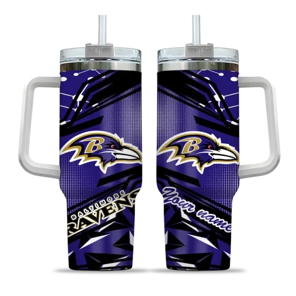 personalized baltimore ravens abstract paths purple curved tumbler best selling.webp