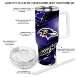 personalized baltimore ravens abstract paths purple curved tumbler best selling.webp