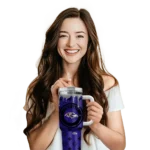 personalized baltimore ravens bullseye drips purple curved tumbler best selling.webp