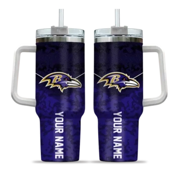 personalized baltimore ravens chevron stripe purple curved tumbler best selling.webp