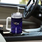 personalized baltimore ravens chevron stripe purple curved tumbler best selling.webp