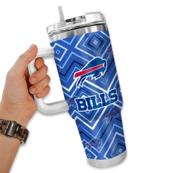 personalized buffalo bills bold diamonds blue curved tumbler fashion forward.webp