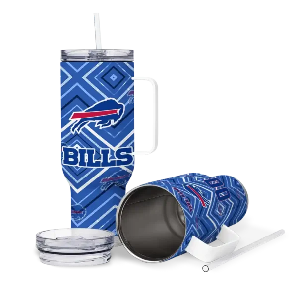 personalized buffalo bills bold diamonds blue curved tumbler high quality.webp