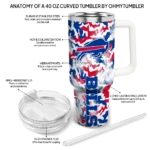personalized buffalo bills camo mashup blue white curved tumbler best selling.webp
