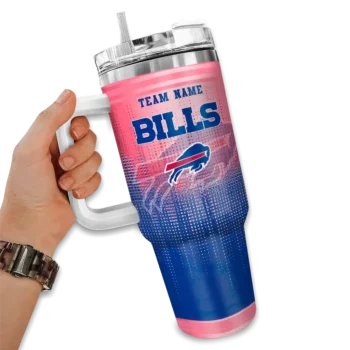 personalized buffalo bills gradient dots blue curved tumbler fashion forward.webp