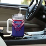 personalized buffalo bills hex texture blue curved tumbler best selling.webp