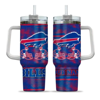 personalized buffalo bills honey streaks blue curved tumbler best selling.webp