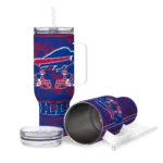 personalized buffalo bills honey streaks blue curved tumbler best selling.webp