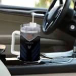 personalized chicago bears arrow armor blue black curved tumbler best selling.webp