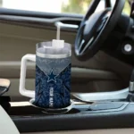 personalized dallas cowboys chevron stripe blue curved tumbler best selling.webp