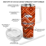 personalized denver broncos bold diamonds orange curved tumbler best selling.webp