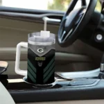 personalized green bay packers arrow armor green black curved tumbler best selling.webp