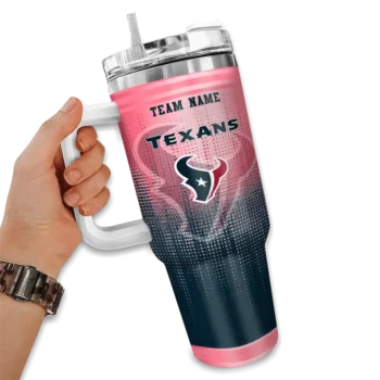 personalized houston texans gradient dots blue curved tumbler fashion forward.webp