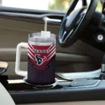 personalized houston texans hex texture blue curved tumbler best selling.webp