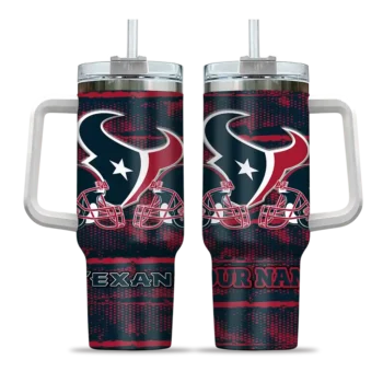 personalized houston texans honey streaks blue curved tumbler best selling.webp