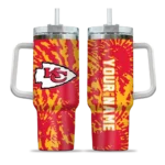 personalized kansas city chiefs burst swirl red curved tumbler best selling.webp