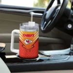personalized kansas city chiefs hex texture red curved tumbler best selling.webp