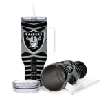 personalized las vegas raiders chevron layers black curved tumbler best selling.webp