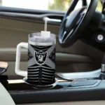 personalized las vegas raiders chevron layers black curved tumbler best selling.webp