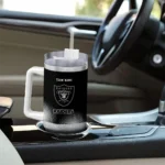 personalized las vegas raiders geometric prism black curved tumbler best selling.webp