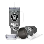 personalized las vegas raiders heart helmet motif black curved tumbler best selling.webp