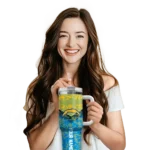 personalized los angeles chargers chevron stripe blue curved tumbler best selling.webp