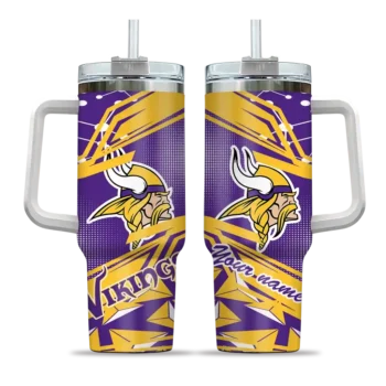 personalized minnesota vikings abstract paths purple curved tumbler best selling.webp