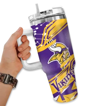 personalized minnesota vikings abstract paths purple curved tumbler fashion forward.webp